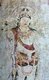 Japan: Lost Horyuji Temple fresco from a pre-1949 photograph: No.3 wall, Avalokitesvara, detail.