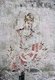 Japan: Lost Horyuji Temple fresco from a pre-1949 photograph: No.5 wall, Bodhisattva, detail.
