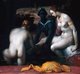 Religion: ‘Bathsheba at Her Bath’—a 1594 oil on canvas painting by Dutch artist Cornelis Corneliszoon Van Haarlem.