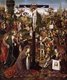Religion: The crucifixion of Christ, painted by Dutch artist Jacob Cornelisz van Oostsanen (1470-1533).